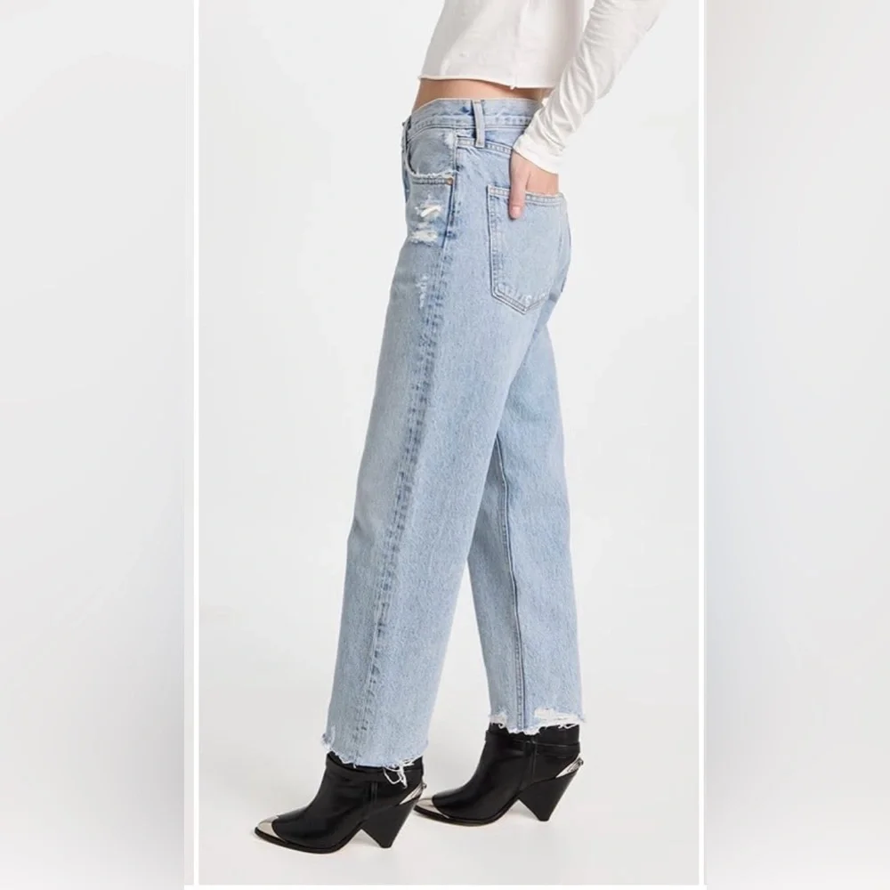 AGOLDE 90s crop mid-rise straight- 25 - Picture 5 of 10